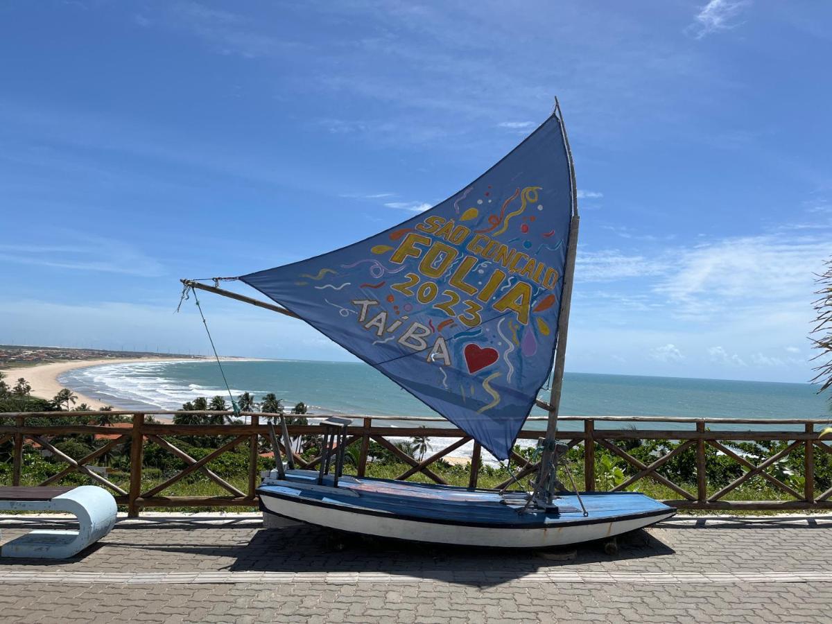Flat Praia Da Taiba - Com Vista Mar Esterno foto